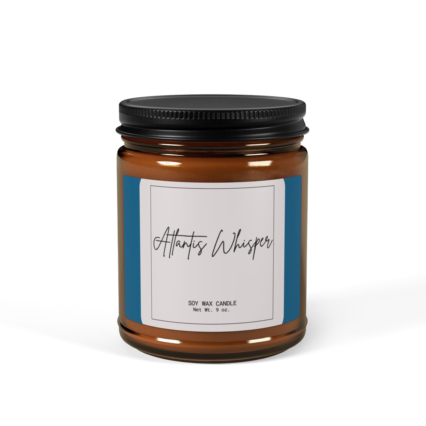 Soothing Scented Soy Candle in Amber Jar, Atmosphere Enhancer for Relaxation, Perfect Gift for Any Occasion, Home Decor, Aromatherapy