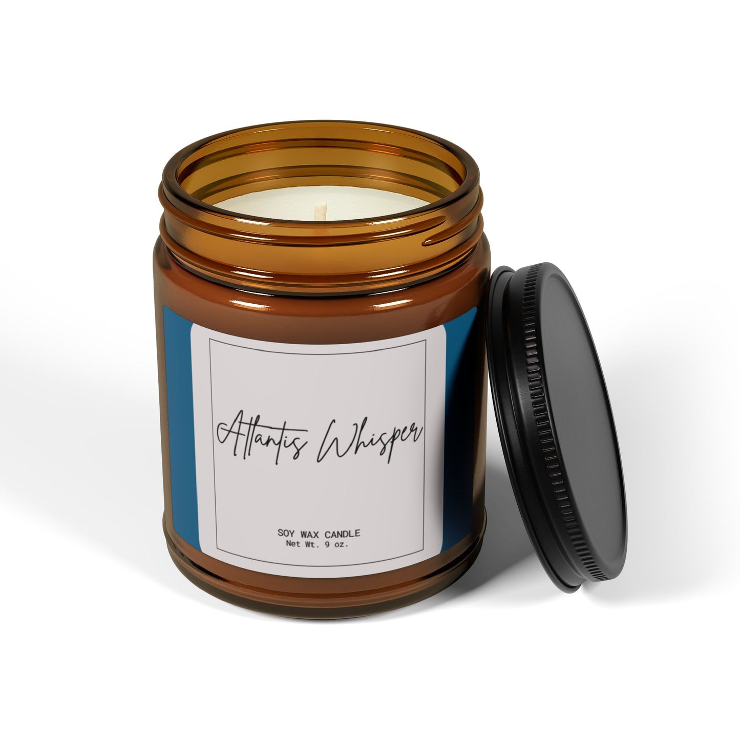 Soothing Scented Soy Candle in Amber Jar, Atmosphere Enhancer for Relaxation, Perfect Gift for Any Occasion, Home Decor, Aromatherapy