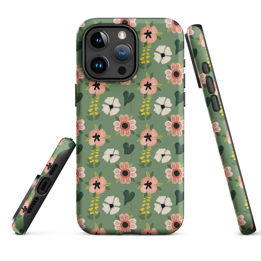 "Fall Flowers" Tough Case for iPhone®